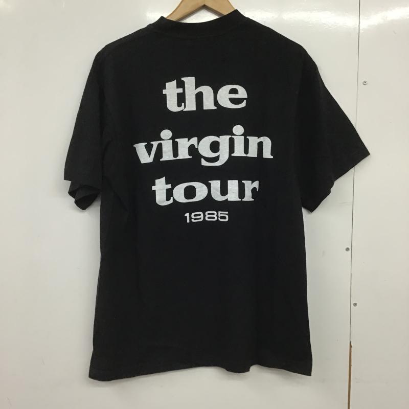 ギルダン GILDAN Tシャツ 半袖 半袖カットソー プリントTシャツ クルーネックカットソー L プリント 黒 / ブラック / black メンズ USED 古着 中古 10162330