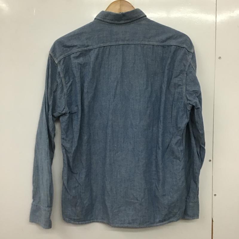フラットヘッド FLATHEAD シャツ、ブラウス 長袖 長袖シャツ デニムシャツ カラーシャツ 38 無地 インディゴ / インディゴ / Indigo メンズ USED 古着 中古 10162331