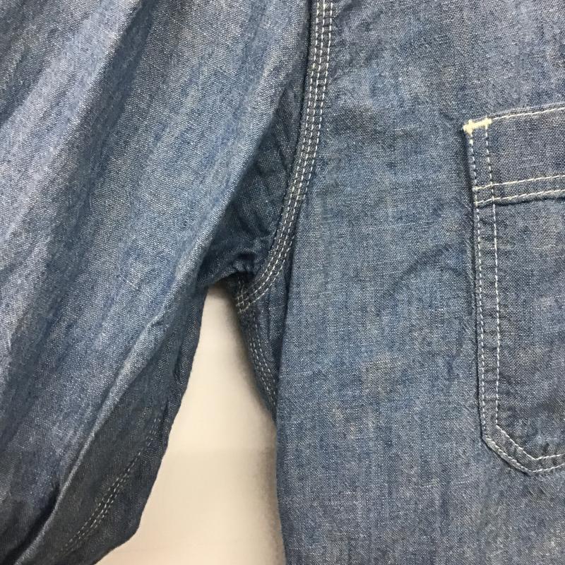 フラットヘッド FLATHEAD シャツ、ブラウス 長袖 長袖シャツ デニムシャツ カラーシャツ 38 無地 インディゴ / インディゴ / Indigo メンズ USED 古着 中古 10162331