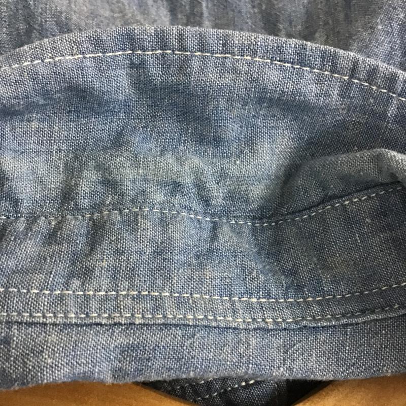 フラットヘッド FLATHEAD シャツ、ブラウス 長袖 長袖シャツ デニムシャツ カラーシャツ 38 無地 インディゴ / インディゴ / Indigo メンズ USED 古着 中古 10162331