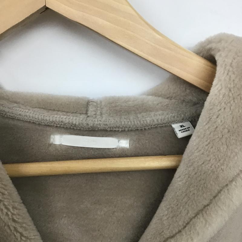 ユニクロ UNIQLO コート コート一般 212-409857 ムートンタッチフーデットコート XL 無地 ベージュ / ベージュ / beige レディース USED 古着 中古 10162332