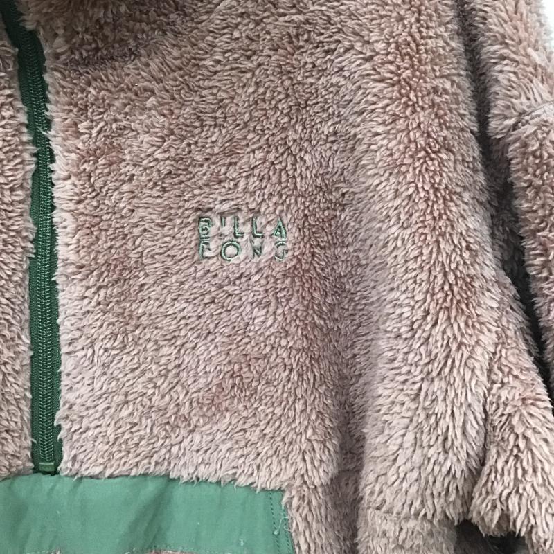 ビラボン BILLABONG ジャケット、上着 ジャンパー、ブルゾン AJ014-016 ハーフジップフリース L 無地 桃 / ピンク / pink レディース USED 古着 中古 10162335