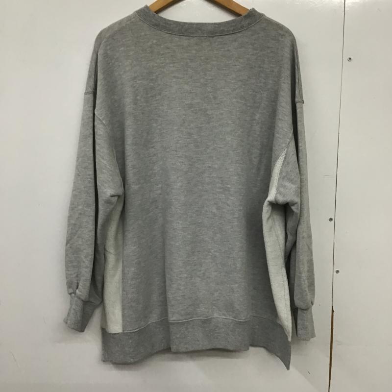 レプシィム LEPSIM トレーナー 長袖 FREE ロゴ、文字 灰 / グレー / gray レディース USED 古着 中古 10162338