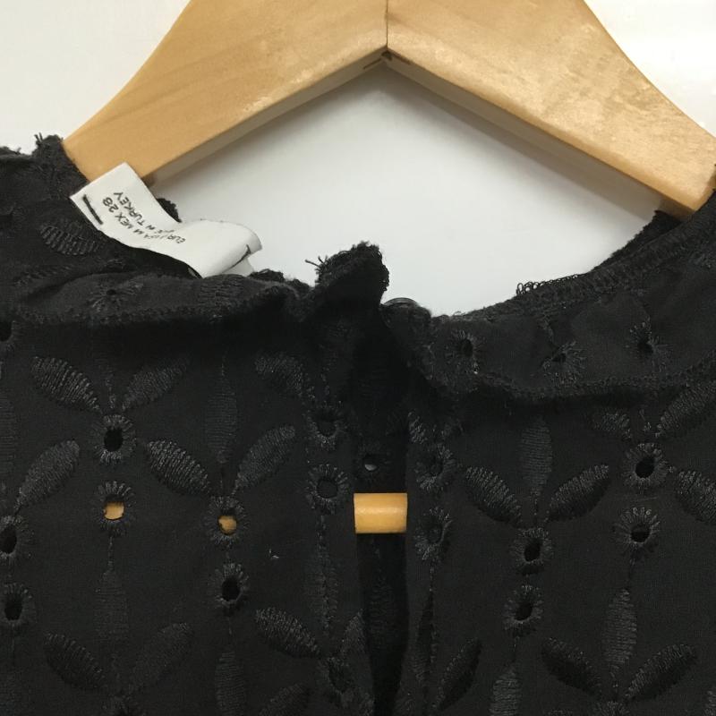 ザラ ZARA ニット、セーター 長袖 M 無地 黒 / ブラック / black レディース USED 古着 中古 10162340