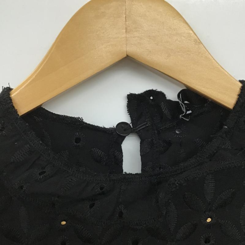 ザラ ZARA ニット、セーター 長袖 M 無地 黒 / ブラック / black レディース USED 古着 中古 10162340