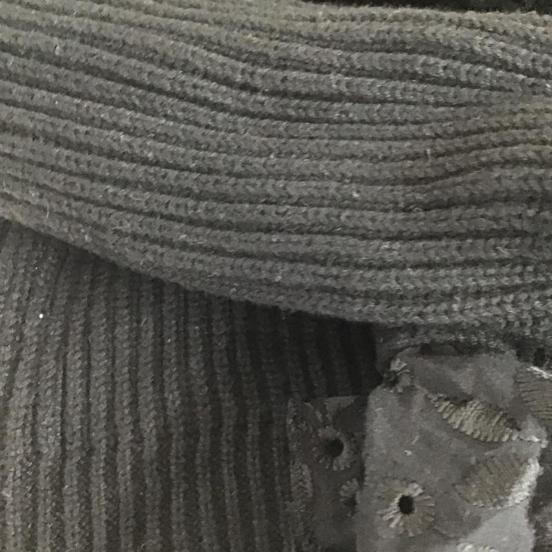 ザラ ZARA ニット、セーター 長袖 M 無地 黒 / ブラック / black レディース USED 古着 中古 10162340