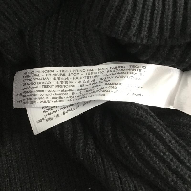 ザラ ZARA ニット、セーター 長袖 M 無地 黒 / ブラック / black レディース USED 古着 中古 10162340