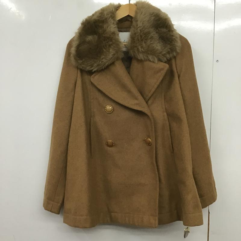 ダズリン dazzlin コート コート一般 FREE 無地 茶 / ブラウン / brown レディース USED 古着 中古 10162347