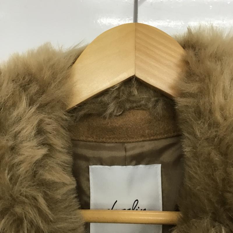 ダズリン dazzlin コート コート一般 FREE 無地 茶 / ブラウン / brown レディース USED 古着 中古 10162347