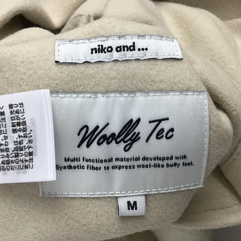 ニコアンド niko and... ジャケット、上着 ジャンパー、ブルゾン NKN36747AD ボアジャケット M 無地 ベージュ / ベージュ / beige X オフホワイト / オフホワイト / レディース USED 古着 中古 10162348