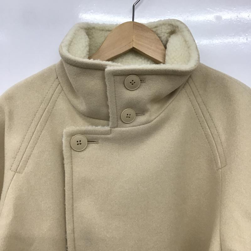 ニコアンド niko and... ジャケット、上着 ジャンパー、ブルゾン NKN36747AD ボアジャケット M 無地 ベージュ / ベージュ / beige X オフホワイト / オフホワイト / レディース USED 古着 中古 10162348