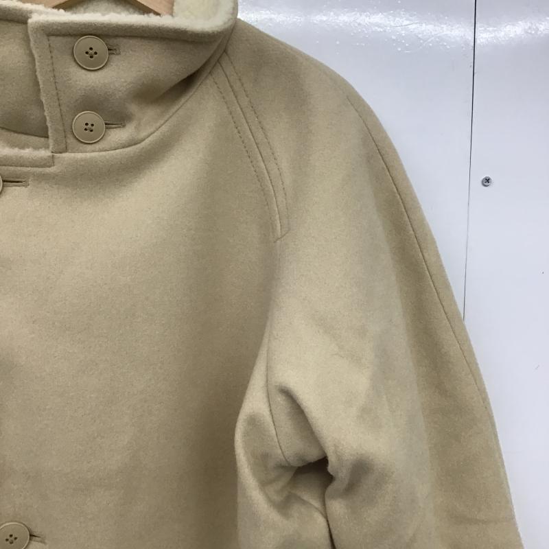 ニコアンド niko and... ジャケット、上着 ジャンパー、ブルゾン NKN36747AD ボアジャケット M 無地 ベージュ / ベージュ / beige X オフホワイト / オフホワイト / レディース USED 古着 中古 10162348