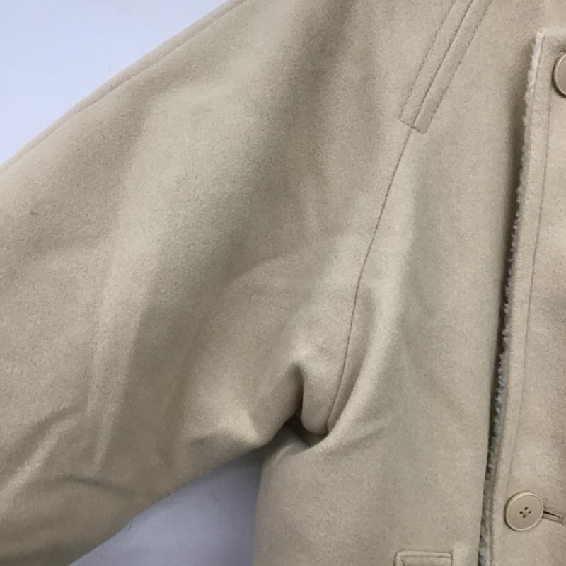 ニコアンド niko and... ジャケット、上着 ジャンパー、ブルゾン NKN36747AD ボアジャケット M 無地 ベージュ / ベージュ / beige X オフホワイト / オフホワイト / レディース USED 古着 中古 10162348