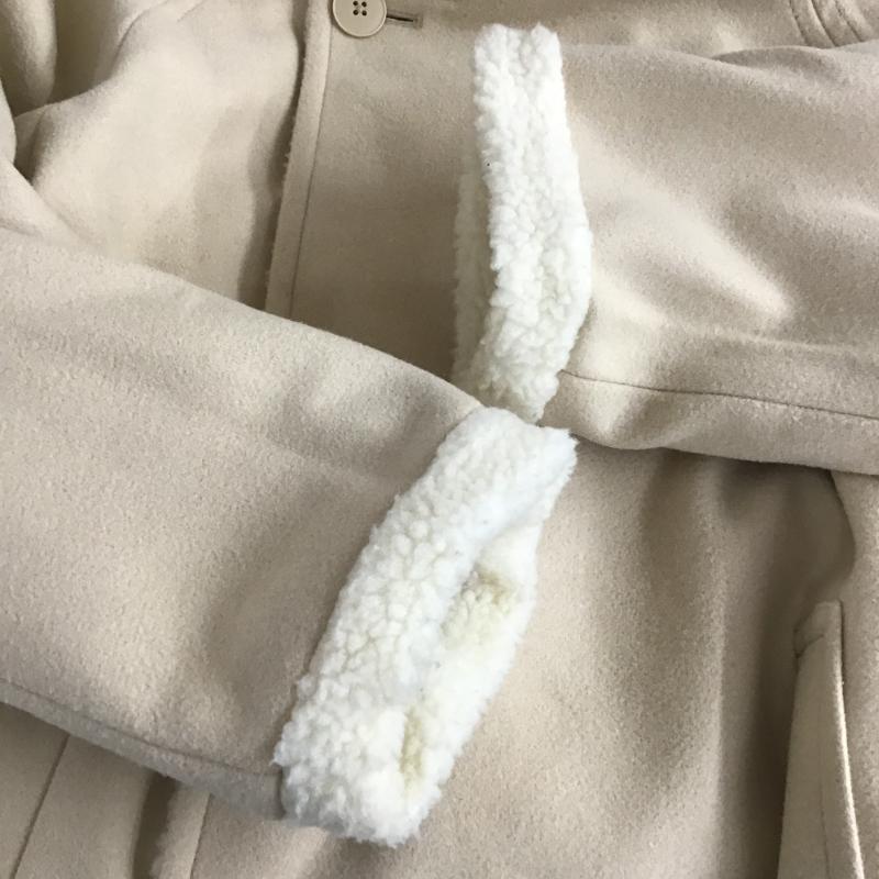 ニコアンド niko and... ジャケット、上着 ジャンパー、ブルゾン NKN36747AD ボアジャケット M 無地 ベージュ / ベージュ / beige X オフホワイト / オフホワイト / レディース USED 古着 中古 10162348