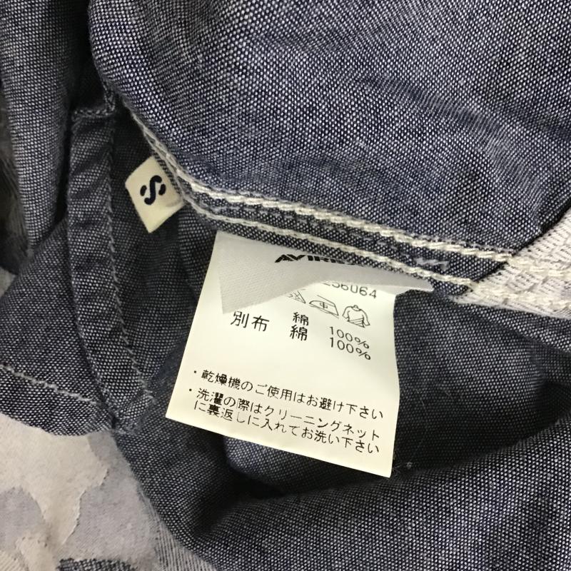 アヴィレックス AVIREX ワンピース ひざ丈スカート S ロゴ、文字 X プリント 水色 / ライトブルー / レディース USED 古着 中古 10162349