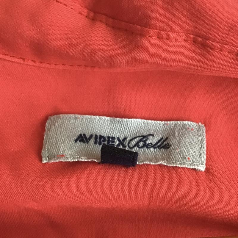 アヴィレックス AVIREX シャツ、ブラウス 半袖 FREE 無地 赤 / レッド / red レディース USED 古着 中古 10162350