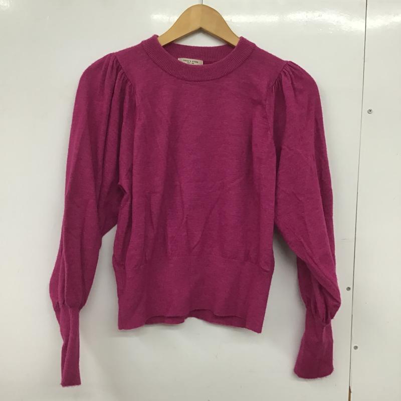 フリークスストア FREAK S STORE ニット、セーター 長袖 FREE 無地 紫 / パープル / purple レディース USED 古着 中古 10162351
