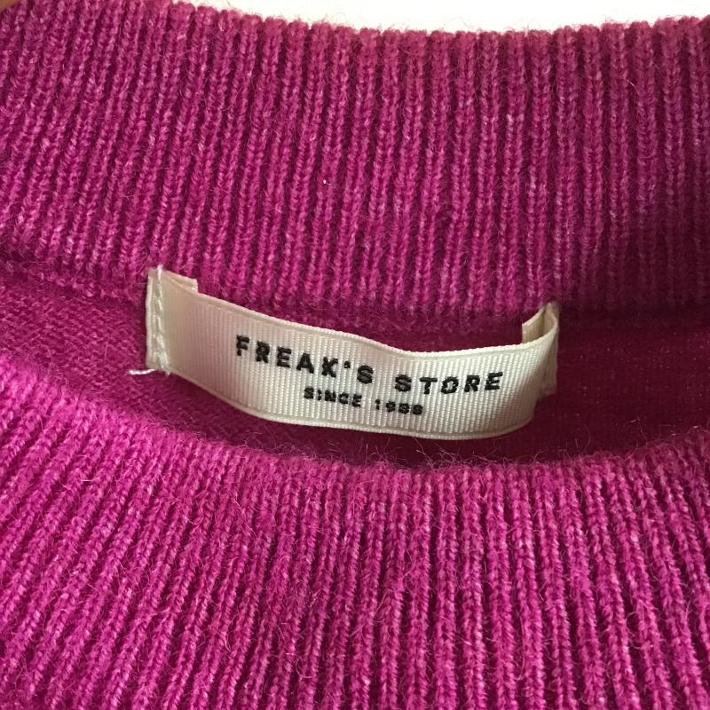 フリークスストア FREAK S STORE ニット、セーター 長袖 FREE 無地 紫 / パープル / purple レディース USED 古着 中古 10162351