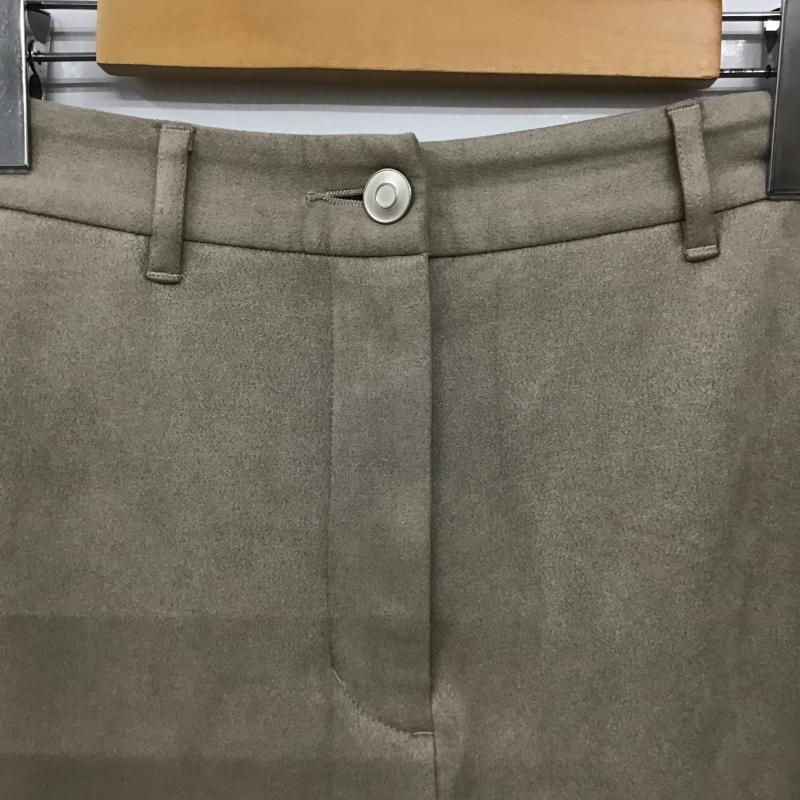 ジーナシス JEANASIS パンツ スラックス JS050505TS ヌバックライクフレアパンツ スリットパンツ M 無地 ベージュ / ベージュ / beige レディース USED 古着 中古 10162356