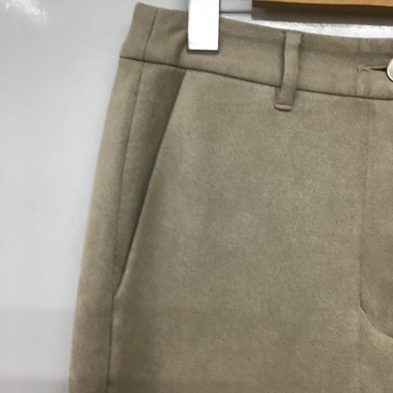 ジーナシス JEANASIS パンツ スラックス JS050505TS ヌバックライクフレアパンツ スリットパンツ M 無地 ベージュ / ベージュ / beige レディース USED 古着 中古 10162356