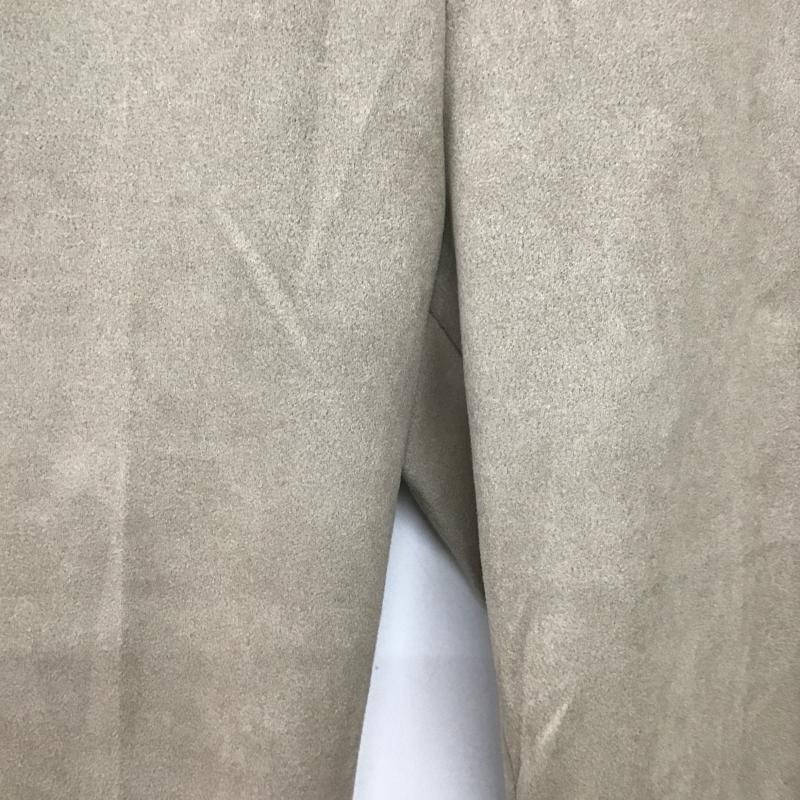ジーナシス JEANASIS パンツ スラックス JS050505TS ヌバックライクフレアパンツ スリットパンツ M 無地 ベージュ / ベージュ / beige レディース USED 古着 中古 10162356