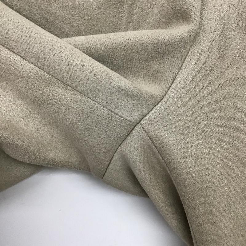 ジーナシス JEANASIS パンツ スラックス JS050505TS ヌバックライクフレアパンツ スリットパンツ M 無地 ベージュ / ベージュ / beige レディース USED 古着 中古 10162356