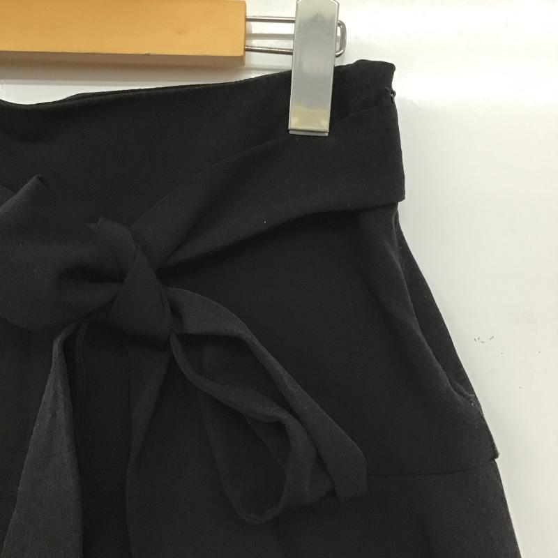 ザラ ZARA パンツ キュロット S 無地 黒 / ブラック / black レディース USED 古着 中古 10162357