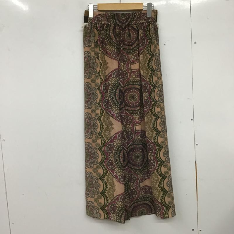 トロワズィエムチャコ troisiemeCHACO ボトムス ボトムス 38 総柄 マルチカラー / マルチカラー / multicolor レディース USED 古着 中古 10162359