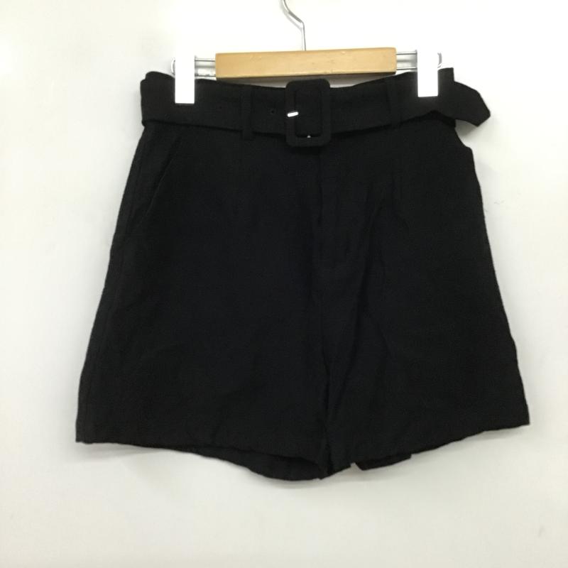 スライ SLY パンツ ショートパンツ 030GSL31-2030 HW STRETCHY S/PT ハイウエストストレッチショートパンツ 2 無地 黒 / ブラック / black レディース USED 古着 中古 10162361