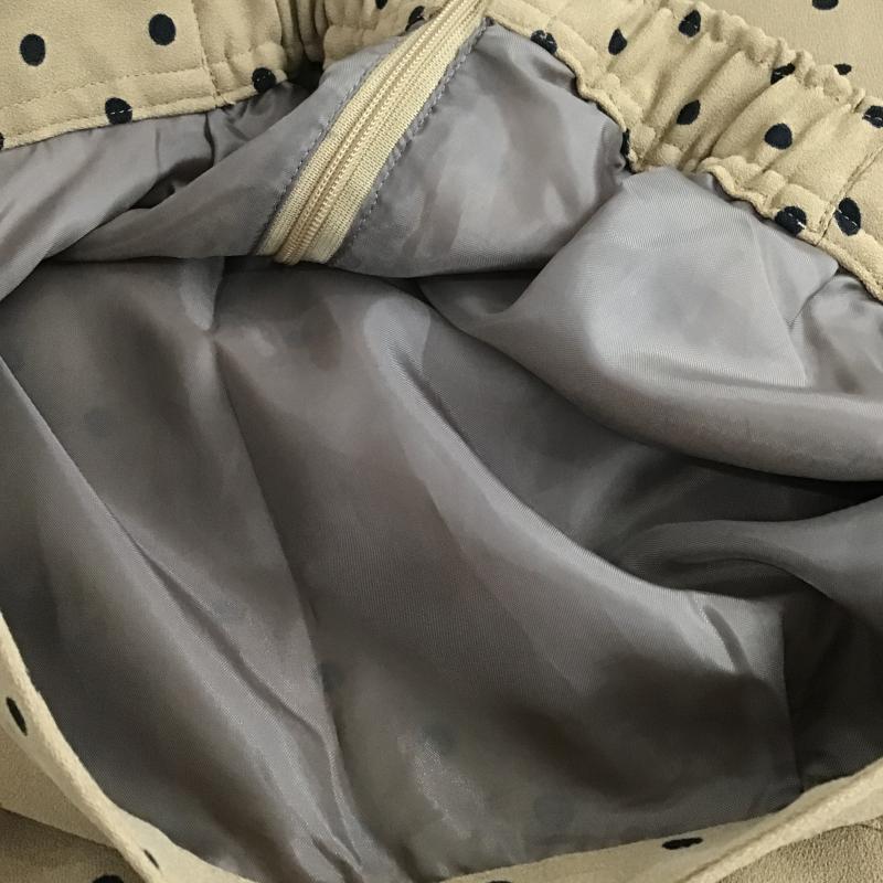 グリーンレーベルリラクシング green label relaxing スカート ロングスカート 3624-169-2183 マーメイドラインスカート ドット ベージュ / ベージュ / beige レディース USED 古着 中古 10162362