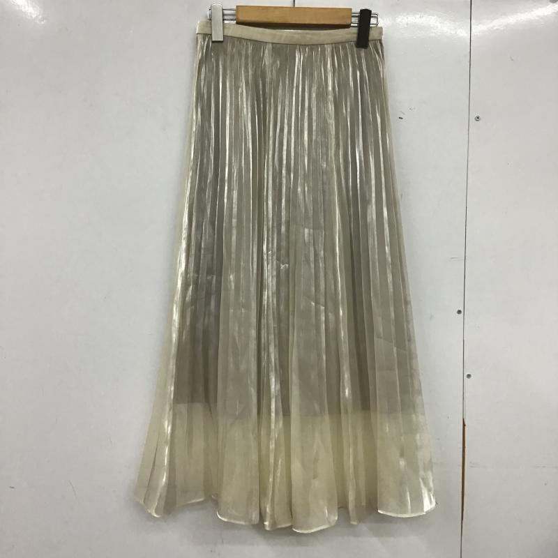 スナイデル SNIDEL スカート ロングスカート SWFS205070 シアープリーツスカート 0 無地 アイボリー / アイボリー / レディース USED 古着 中古 10162365
