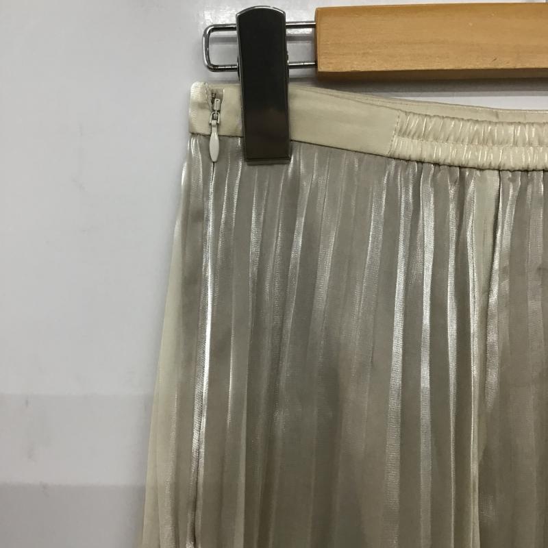 スナイデル SNIDEL スカート ロングスカート SWFS205070 シアープリーツスカート 0 無地 アイボリー / アイボリー / レディース USED 古着 中古 10162365