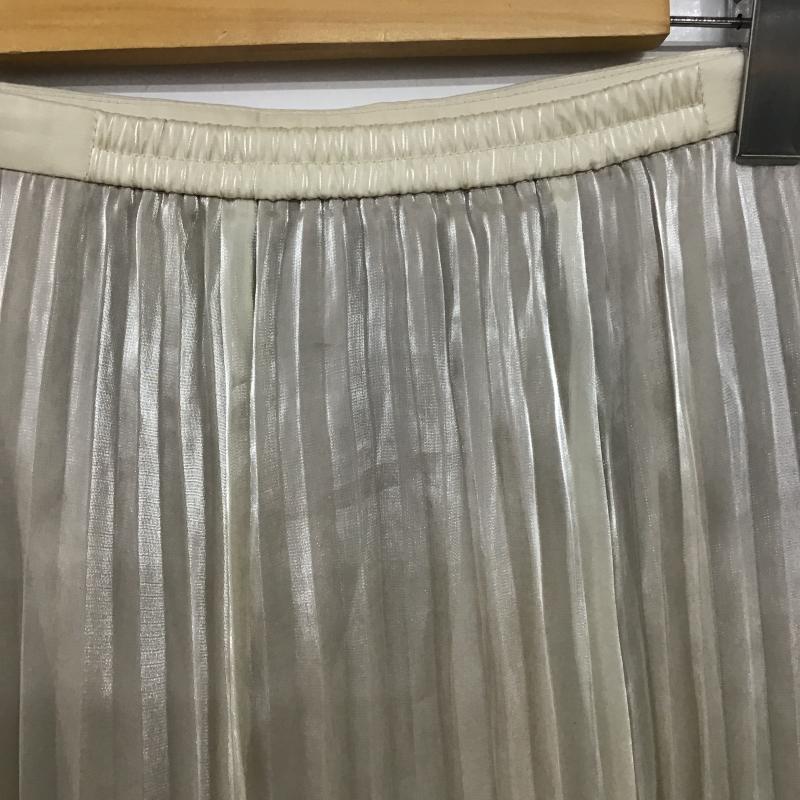 スナイデル SNIDEL スカート ロングスカート SWFS205070 シアープリーツスカート 0 無地 アイボリー / アイボリー / レディース USED 古着 中古 10162365