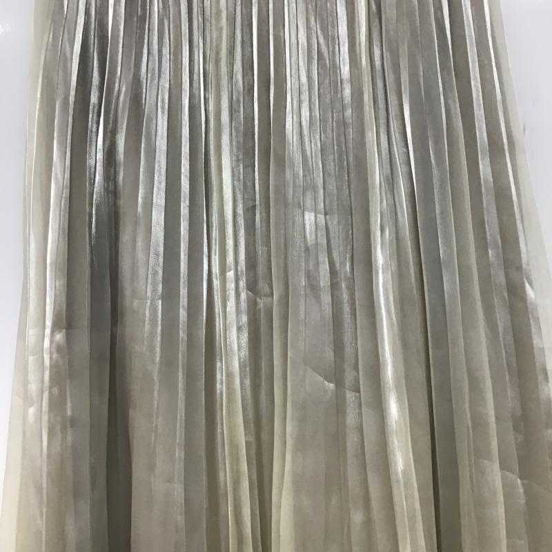 スナイデル SNIDEL スカート ロングスカート SWFS205070 シアープリーツスカート 0 無地 アイボリー / アイボリー / レディース USED 古着 中古 10162365