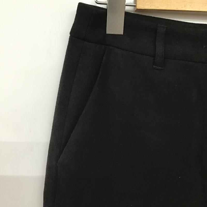 ジーナシス JEANASIS パンツ スラックス ヌバックライクフレアパンツ JS050505TS M 無地 黒 / ブラック / black レディース USED 古着 中古 10162367