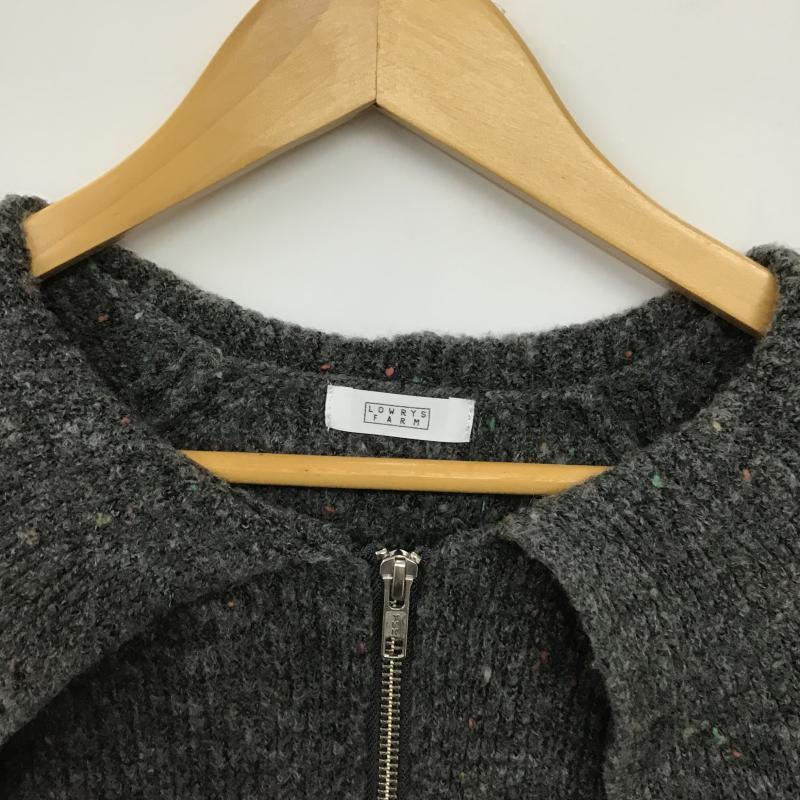 ローリーズファーム LOWRYS FARM カーディガン 長袖 ニット FREE 灰 / グレー / gray レディース USED 古着 中古 10162368