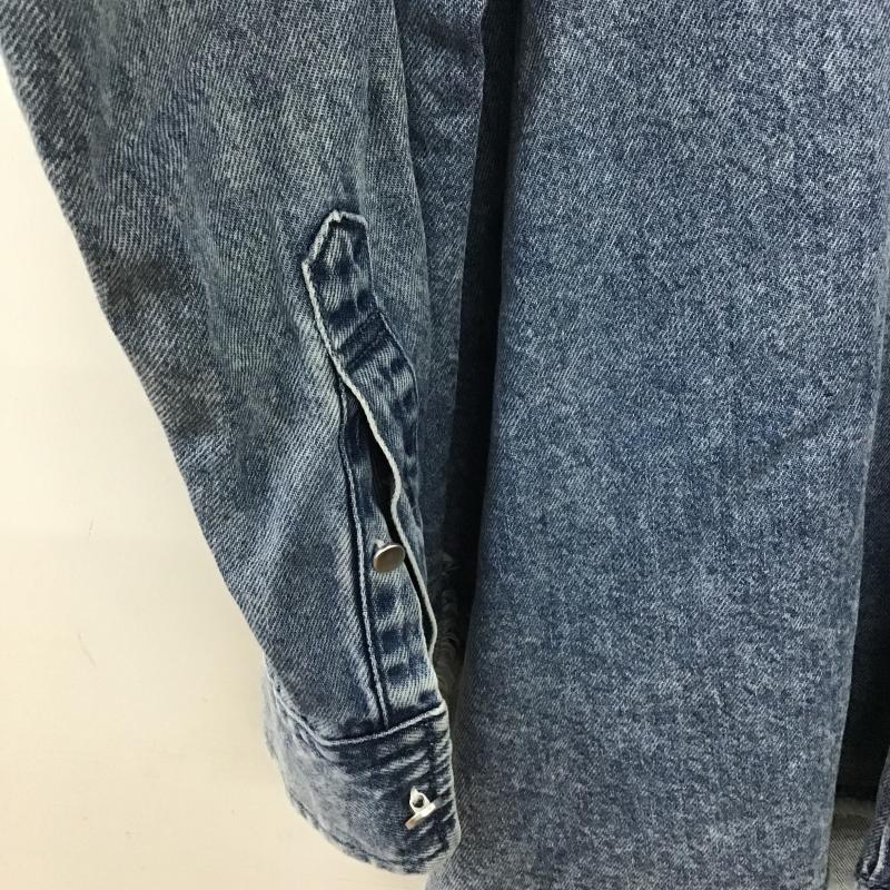 レプシィム LEPSIM シャツ、ブラウス 長袖 FREE 無地 水色 / ライトブルー / レディース USED 古着 中古 10162370
