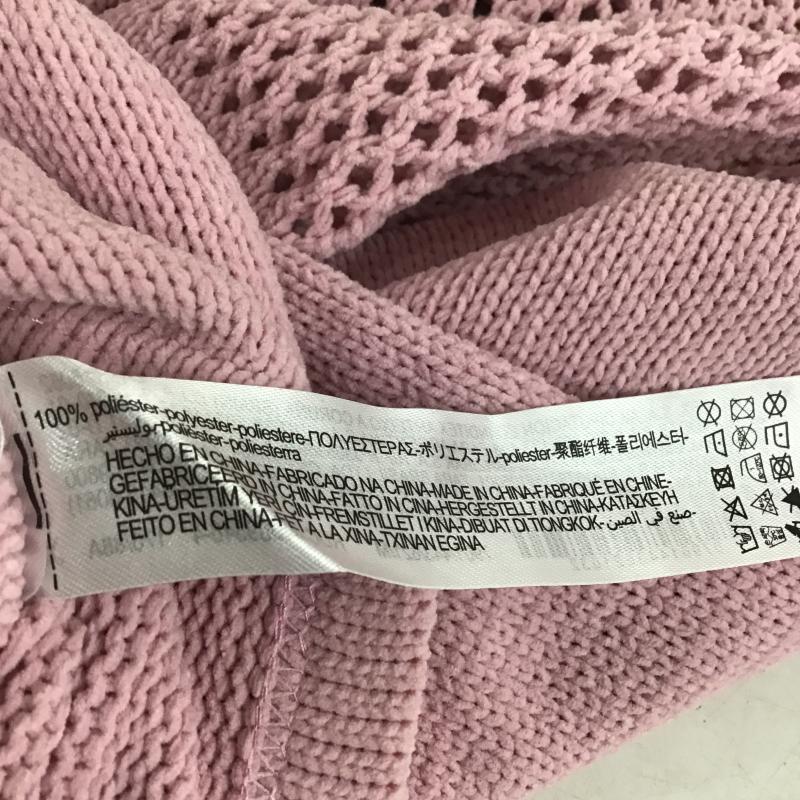 ザラ ZARA ニット、セーター 長袖 M 無地 桃 / ピンク / pink レディース USED 古着 中古 10162371