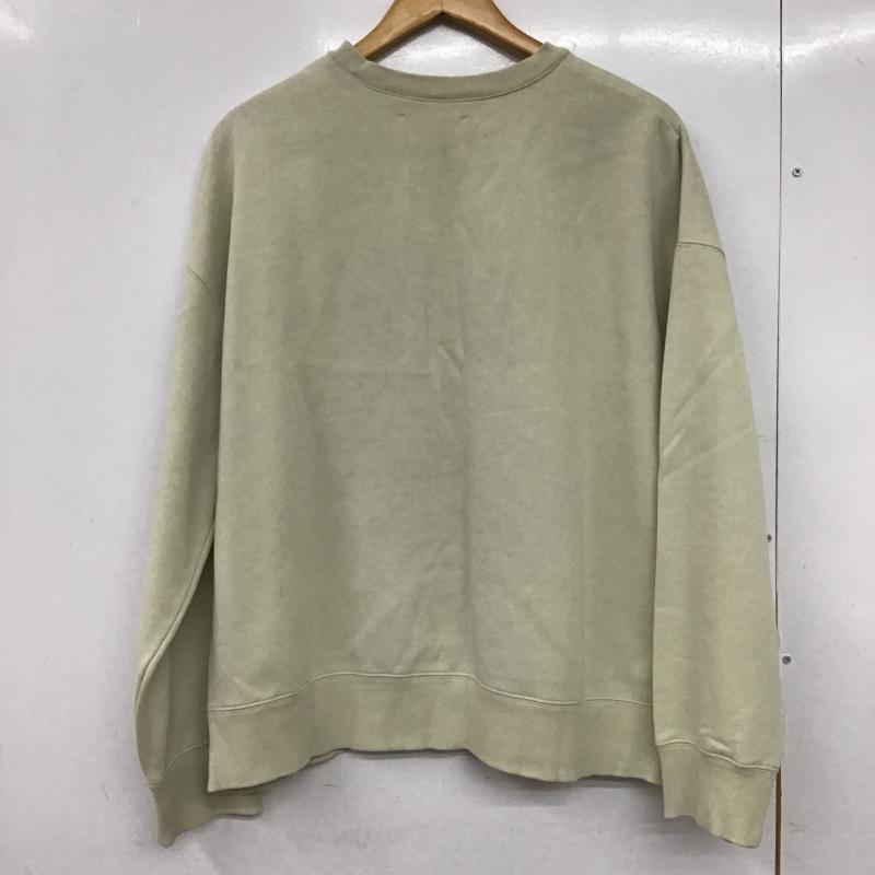 ミラオーウェン Mila Owen トレーナー 長袖 ONE SIZE ロゴ、文字 X プリント アイボリー / アイボリー / レディース USED 古着 中古 10162372