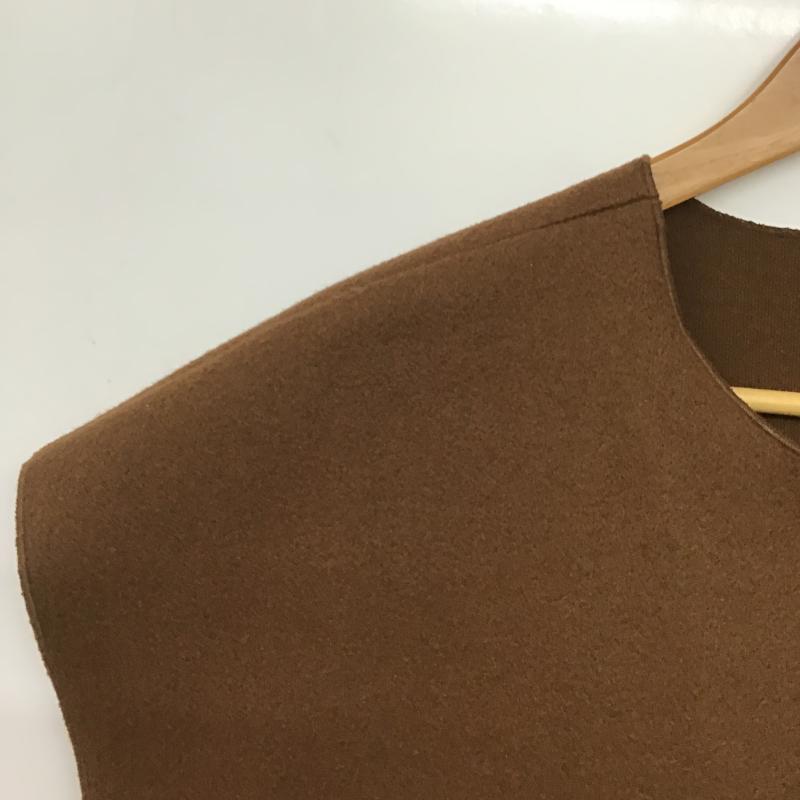 セレクトモカ select MOCA ベスト ベスト FREE 無地 茶 / ブラウン / brown レディース USED 古着 中古 10162373