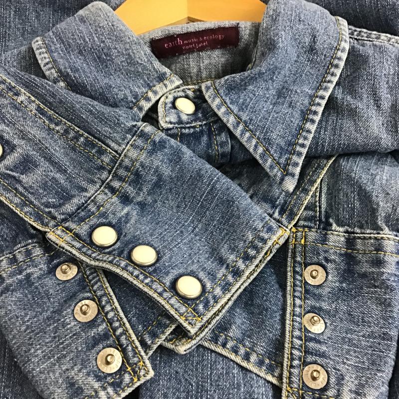 リー Lee ワンピース ミニスカート FREE 無地 水色 / ライトブルー / レディース USED 古着 中古 10162374