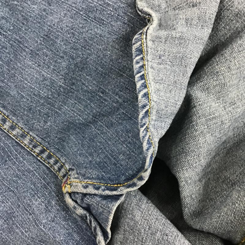 リー Lee ワンピース ミニスカート FREE 無地 水色 / ライトブルー / レディース USED 古着 中古 10162374