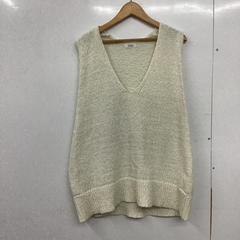 ローリーズファーム LOWRYS FARM ベスト ベスト FREE 無地 白 / ホワイト / white レディース USED 古着 中古 10162375