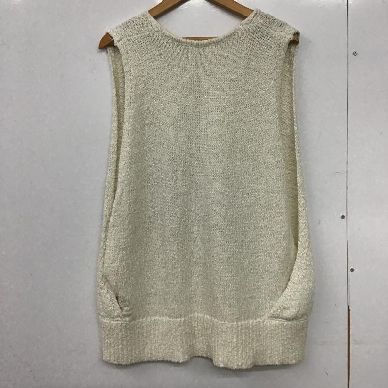 ローリーズファーム LOWRYS FARM ベスト ベスト FREE 無地 白 / ホワイト / white レディース USED 古着 中古 10162375