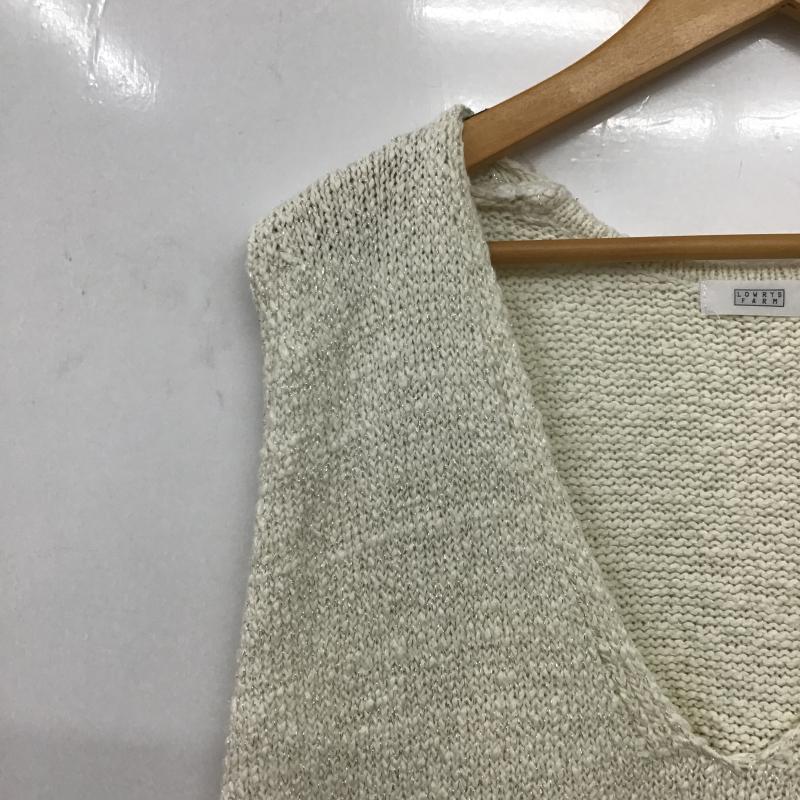 ローリーズファーム LOWRYS FARM ベスト ベスト FREE 無地 白 / ホワイト / white レディース USED 古着 中古 10162375