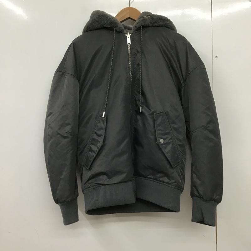 ザラ ZARA ジャケット、上着 ジャンパー、ブルゾン リバーシブル S 無地 灰 / グレー / gray レディース USED 古着 中古 10162378