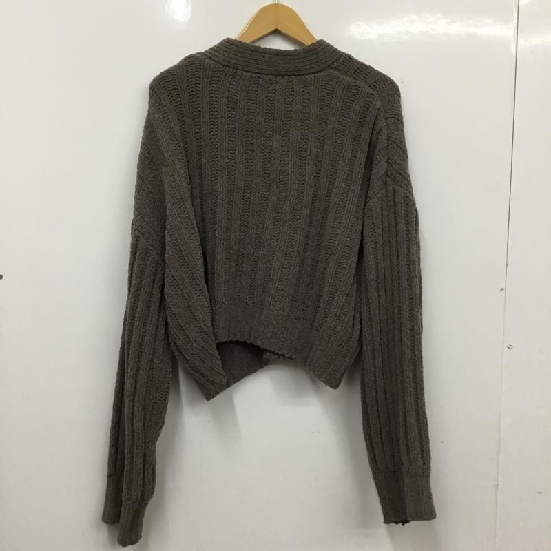 フレームス レイカズン frames RAY CASSIN カーディガン 長袖 FREE 無地 茶 / ブラウン / brown レディース USED 古着 中古 10162379