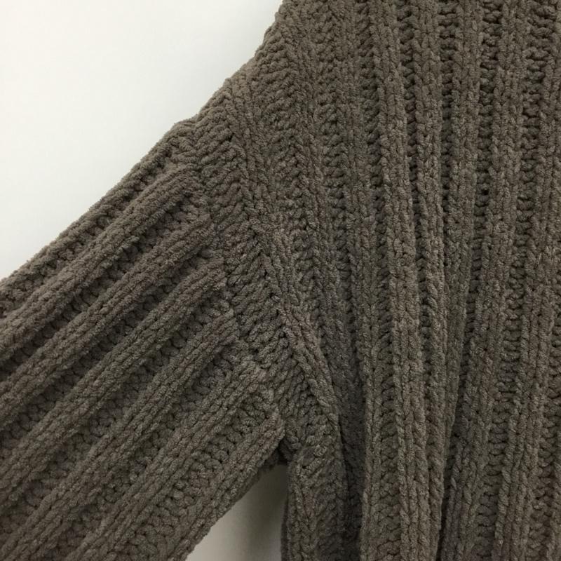フレームス レイカズン frames RAY CASSIN カーディガン 長袖 FREE 無地 茶 / ブラウン / brown レディース USED 古着 中古 10162379
