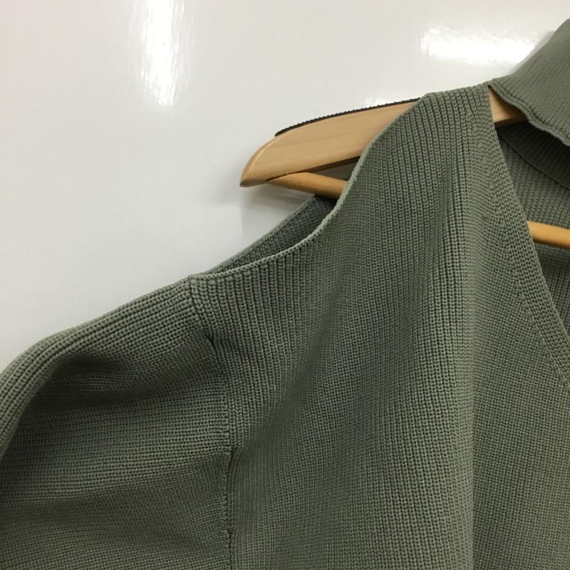 ムルーア MURUA ニット、セーター 長袖 FREE 無地 薄緑 / ライトグリーン / レディース USED 古着 中古 10162380