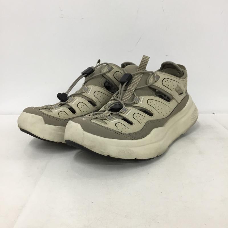 キーン KEEN サンダル サンダル 1028923 WK450 SANDAL アウトドアシューズ サンダルシューズ スニーカー 24cm 24.0cm ロゴ、文字 ベージュ / ベージュ / beige レディース USED 古着 中古 10162382